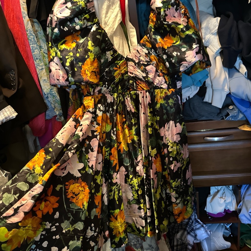 Aje Multicolor Floral Dress